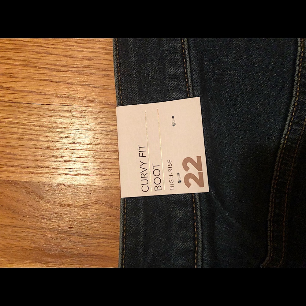 Lane Bryant curvy fit boot jean NWT size 22